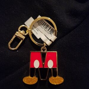 Disney M Keychain Or Bag Charm